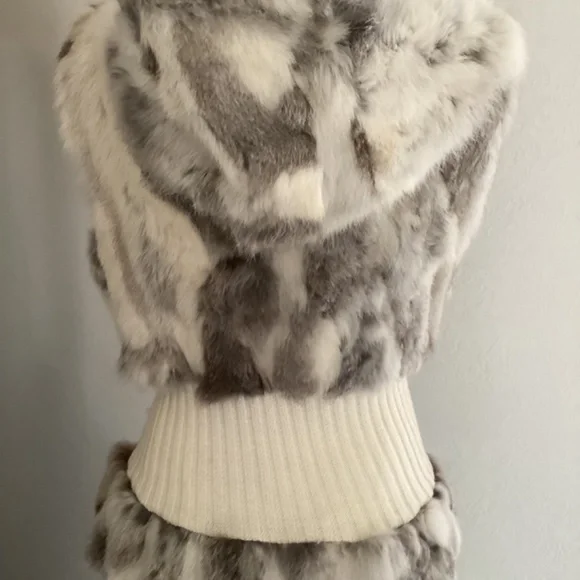 Patrizia Luca Milano Fur Hooded Vest - Picture 3 of 11